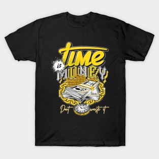 Shirt To Match Jordan 5 Retro Stealth - Time is Money T-Shirt